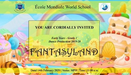 Early Years and Grade 1 - Dance Production 2020