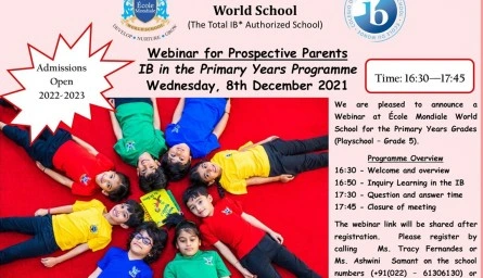 Webinar for Prospective Parents