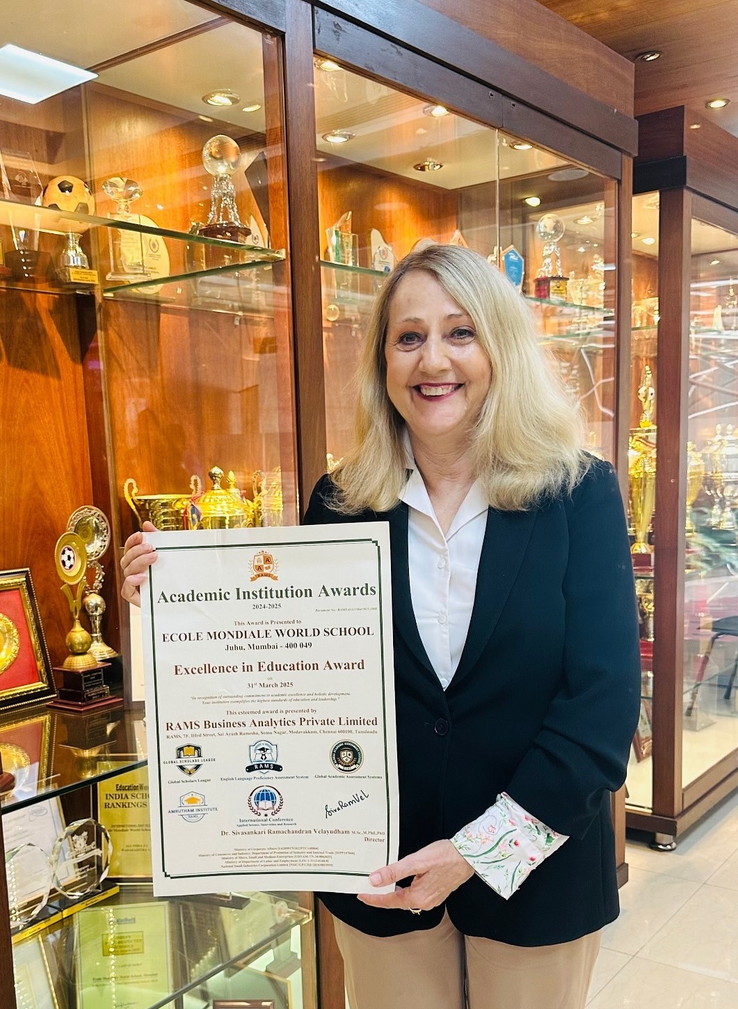 Academic Institution Award for Excellence in Education