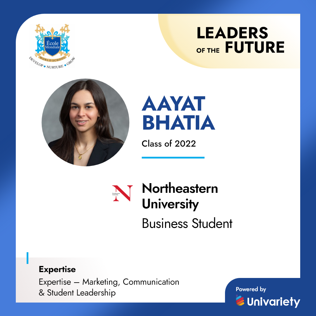 EMWS Alumni - Aayat Bhatia